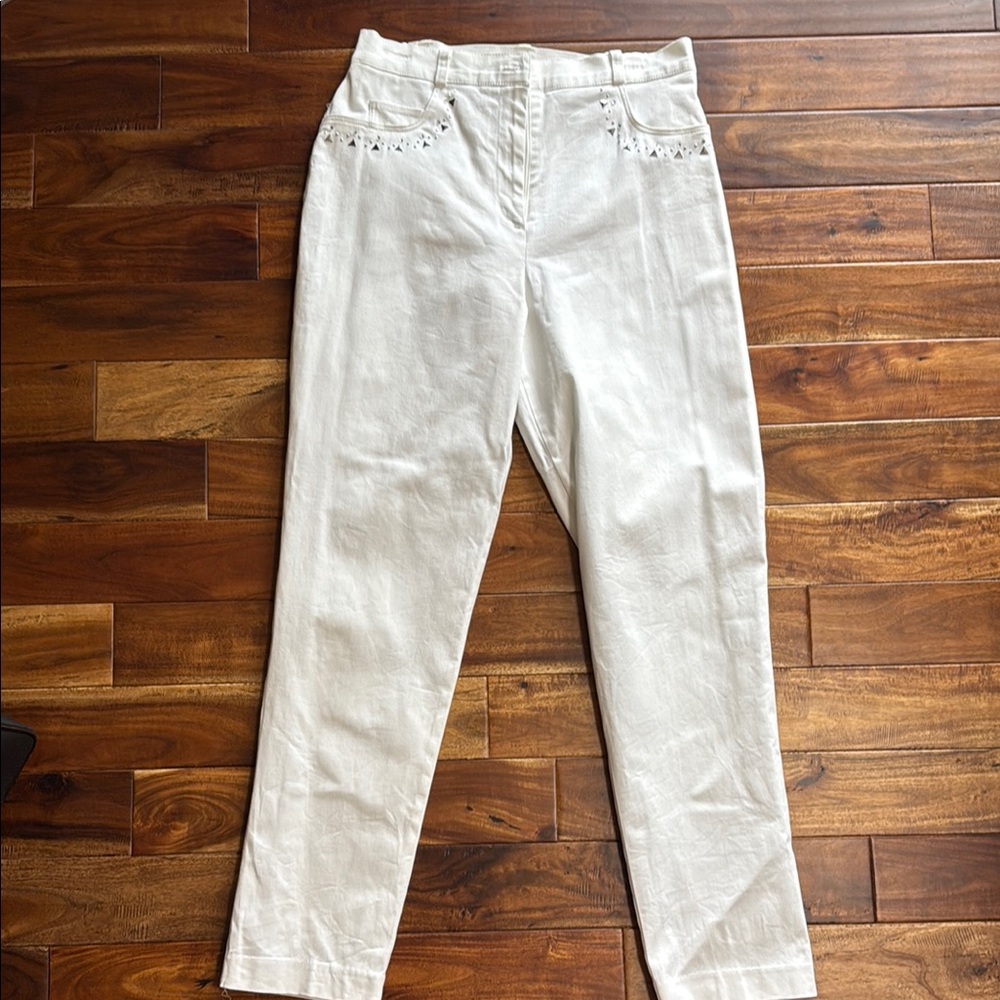 White Straight Leg Pants for Effortless Style